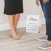 Shoe Hoesje Sign for Realtor Property Showed Reclamebord Met Voetstuk