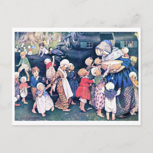 Shoe House, Jessie Willcox Smith Briefkaart (Voorkant)