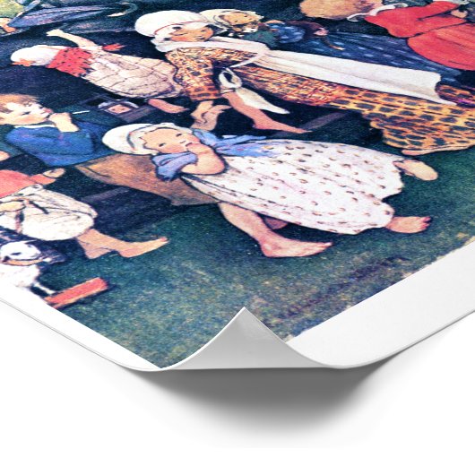 Shoe House, Jessie Willcox Smith Poster (Hoek)