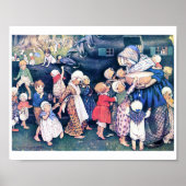 Shoe House, Jessie Willcox Smith Poster (Voorkant)