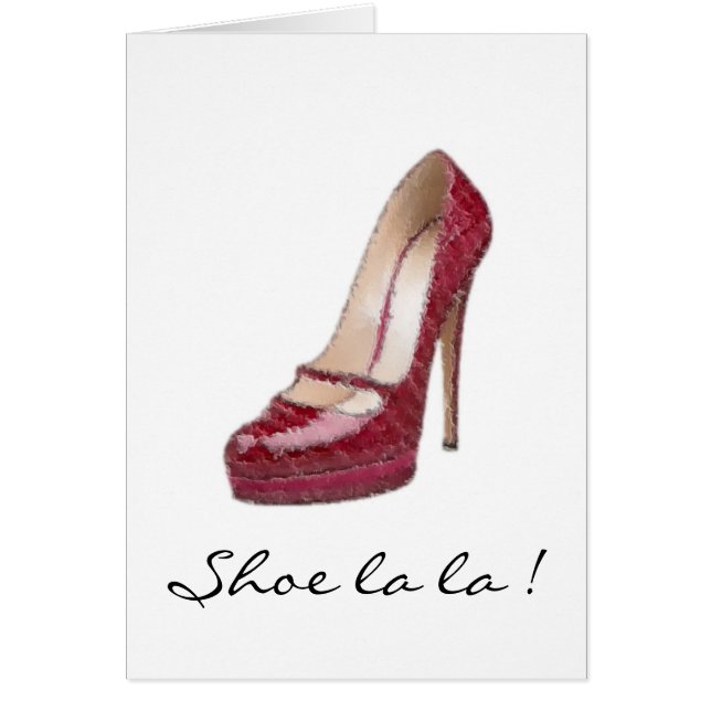 Shoe la la! (Voorkant)