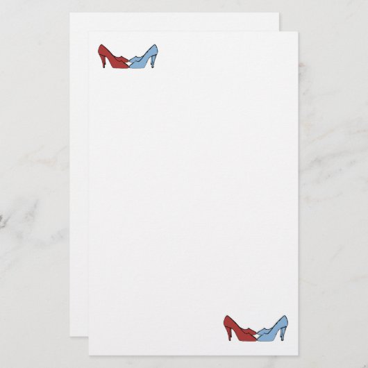 Shoe Letterhead Briefpapier (Voorkant / Achterkant)