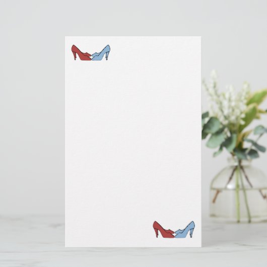 Shoe Letterhead Briefpapier (Staand voorkant)