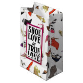 Shoe Love is True Love-cadeautas Klein Cadeauzakje (Voorkant Gekanteld)