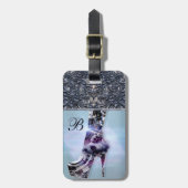 Shoe Love Monogram Bagagelabel (Voorkant verticaal)