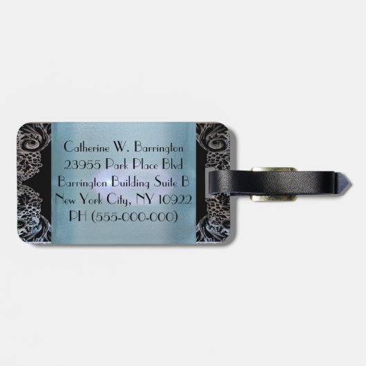 Shoe Love Monogram Bagagelabel (Achterkant horizontaal)