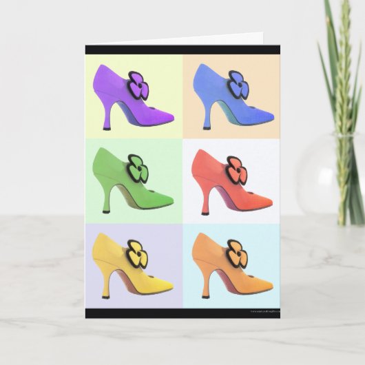 Shoe Lover Birthday Card Kaart (Voorkant)