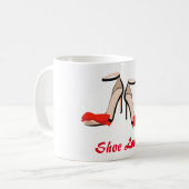 Shoe Lover High Heels Koffiemok (Voorkant links)