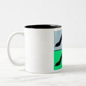 Shoe Lover Tweekleurige Koffiemok (Links)