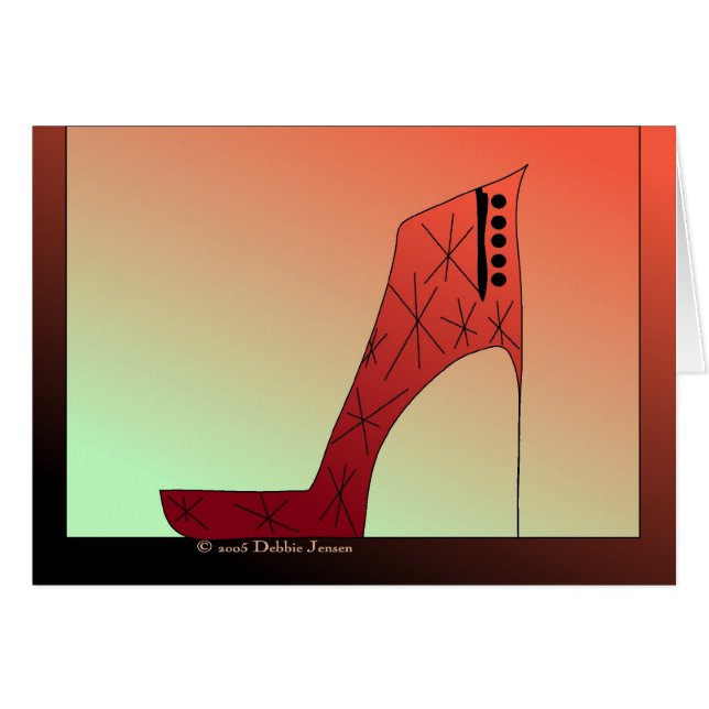 Shoe Mania II door Debbie Jensen (Voorkant Horizontaal)