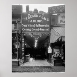 Shoe Shine Parlor, jaren 20 Poster