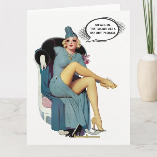 Shoe Shopping and Work Issues Don’t Mix Kaart (Voorkant)