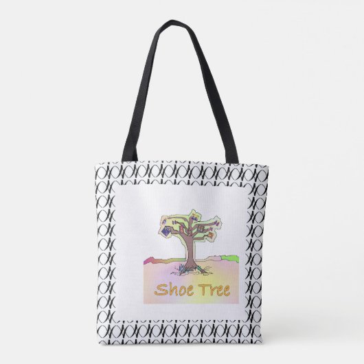 Shoe Tree Canvas tas (Achterkant)