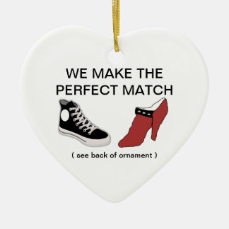 Shoe wil je me versieren? keramisch ornament
