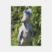 Shoebill (Balaeniceps rex) Fleece Deken (Voorkant)