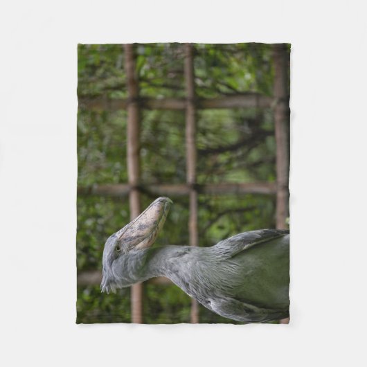 Shoebill (Balaeniceps rex) Fleece Deken (Voorkant)