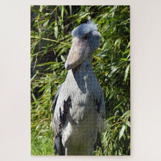 Shoebill (Balaeniceps rex) Legpuzzel (Verticaal)