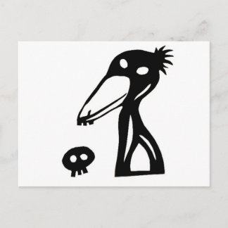 shoebill balaeniceps rex , shoebird シ コ ウ ハ ビ   briefkaart