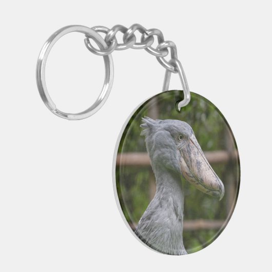 Shoebill (Balaeniceps rex) Sleutelhanger (Voorkant Links)