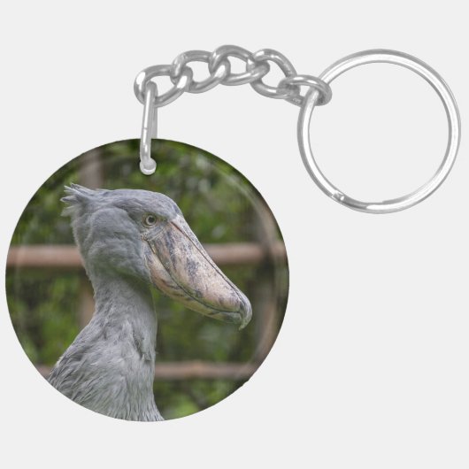 Shoebill (Balaeniceps rex) Sleutelhanger (Achterkant Links)