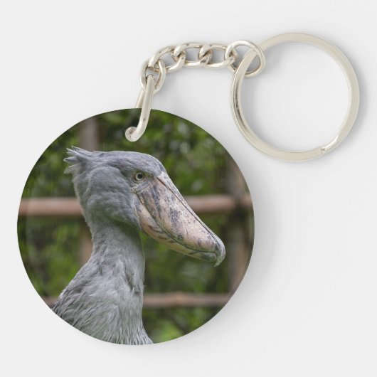Shoebill (Balaeniceps rex) Sleutelhanger (Achterkant)