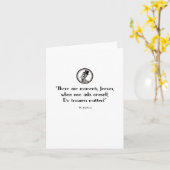 Shoebill Bertie op de kaart van Trousers (Gele Bloem)