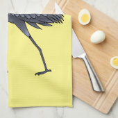 Shoebill bird cartoon illustration theedoek (Quarter Fold)