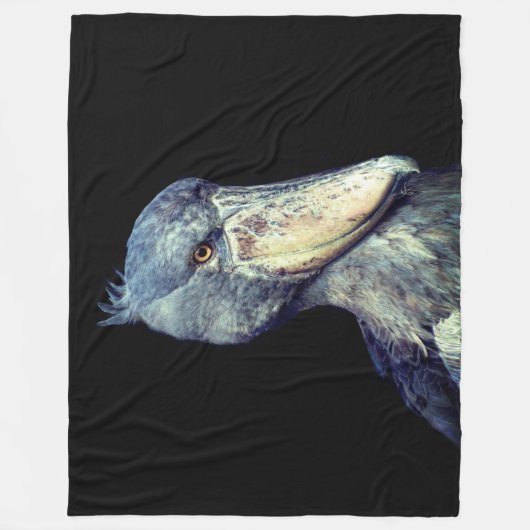 Shoebill Fleece Deken (Voorkant)