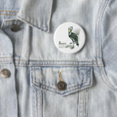 shoebill - ink ronde button 5,7 cm (In situ)