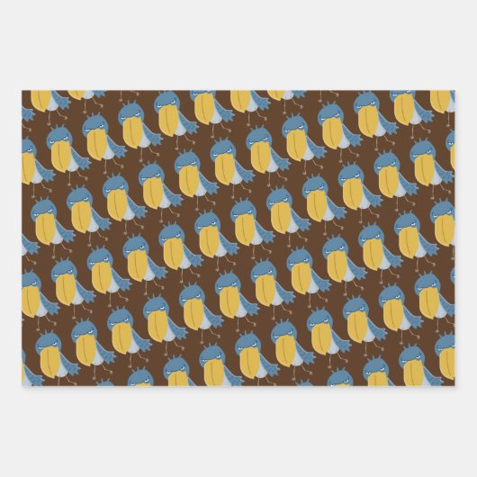 Shoebill Inpakpapier Vel (Voorkant 3)