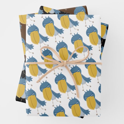 Shoebill Inpakpapier Vel (In situ)