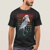 Shoebill Santa Hat Ugly Sweater Kerstbus Lov T-shirt (Voorkant)