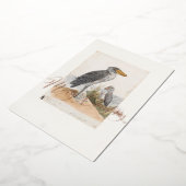 Shoebill Stork 1887 Print Zoologica Africa Folie Feestdagenkaart (Gedraaid)