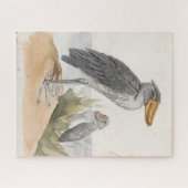 Shoebill Stork 1887 Print Zoölogisch Afrikaans Legpuzzel (Horizontaal)
