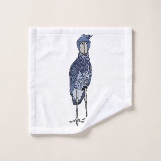 Shoebill Stork Bad Handdoek (Wasdoekje)