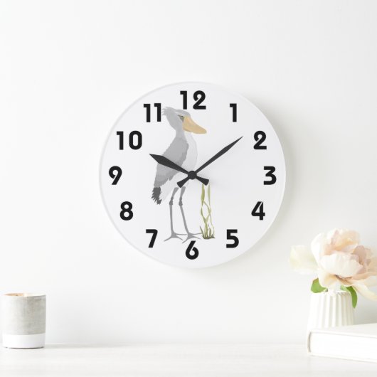 Shoebill Stork Clock Grote Klok (Huis)