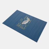 Shoebill Stork Doormat Deurmat (Schuin)