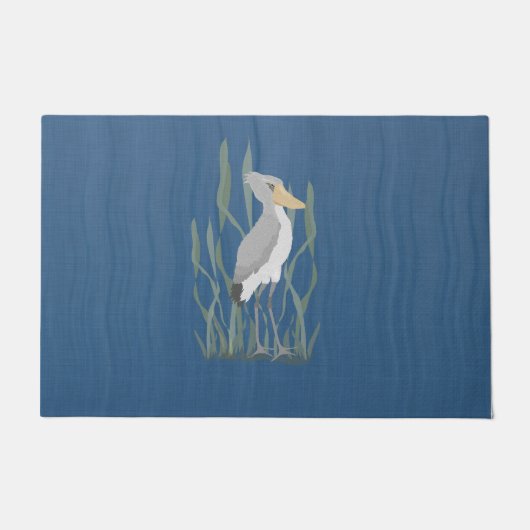 Shoebill Stork Doormat Deurmat (Voorkant)