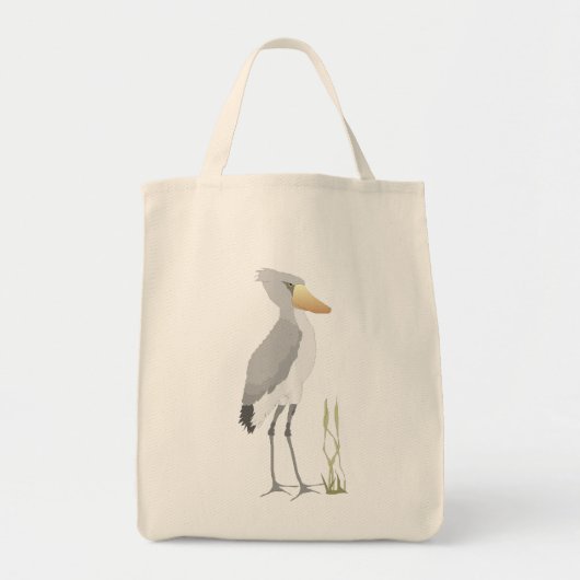 Shoebill Stork Grocery Tas (Voorkant)