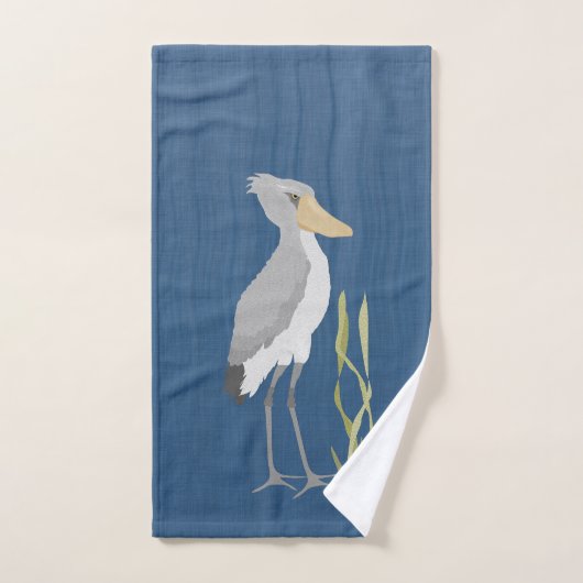 Shoebill Stork Hand Towel Handdoek (Handdoek)