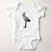 Shoebill Stork Romper (Voorkant)
