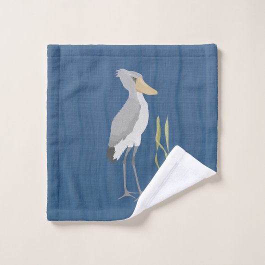 Shoebill Stork Washcloth Washandje (Wasdoekje)