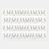 Shoebill Stork Wrapping Paper Sheets (Voorkant 3)