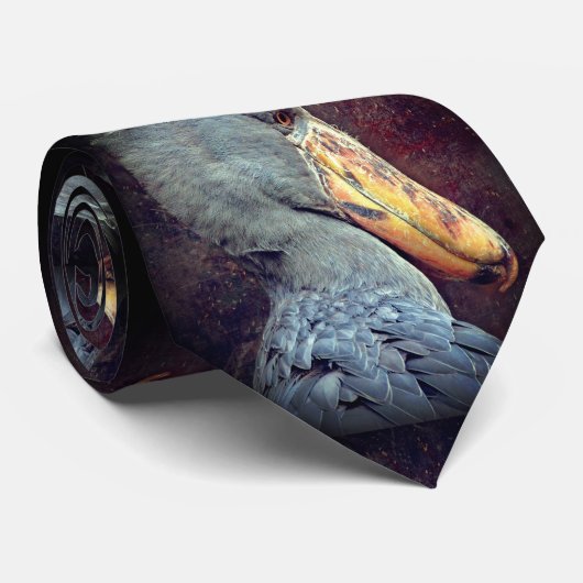 Shoebill Stropdas (Opgerold)