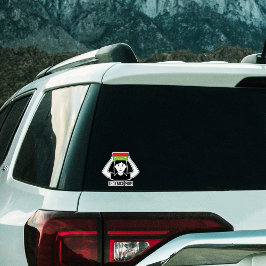 Shoebox Familie Vinyl Auto Raam Sticker - Vrouw