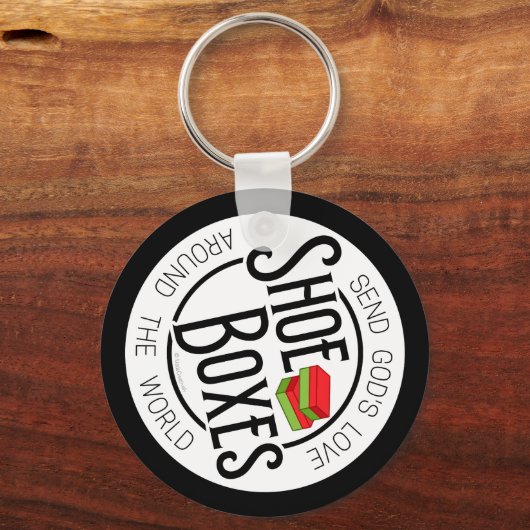 Shoebox Party Sleutelhanger (Achterkant)