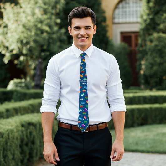 Shoebox Star Stropdas - Blauw