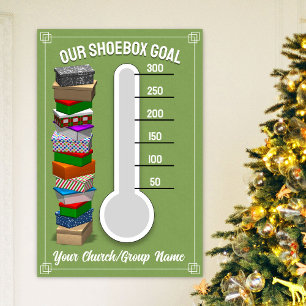 Shoebox Thermometer Poster - Groen