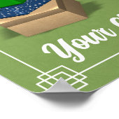 Shoebox Thermometer Poster - Groen (Hoek)