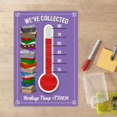 Shoebox Thermometer Poster - Paarse